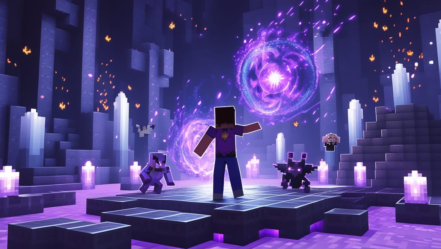 End Magic Addon (1.21, 1.20) – MCPE/Bedrock Mod